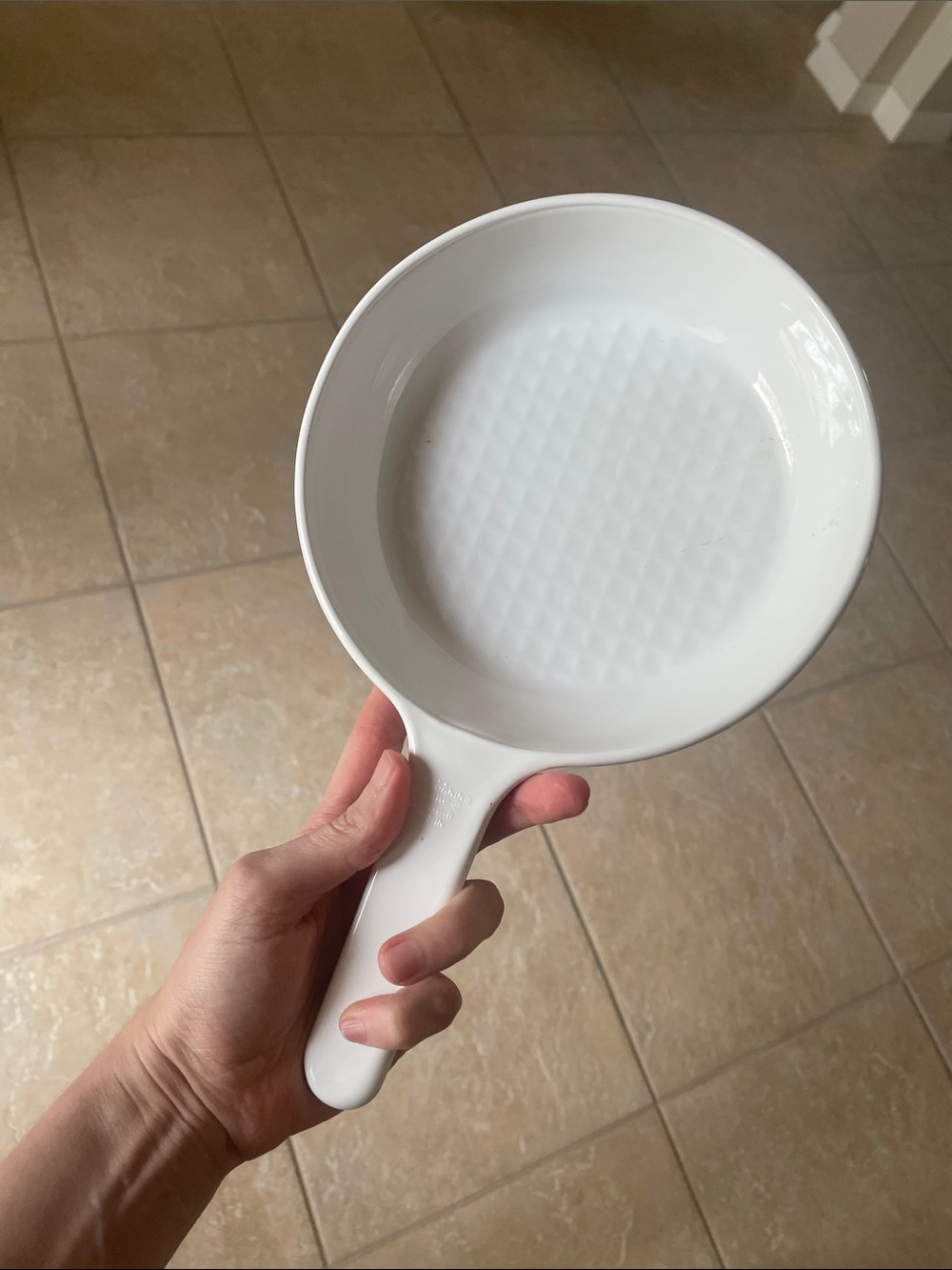 🖤5/$25 cohning ware 7 in iris flowers baking dish with handle - Picture 2 of 15